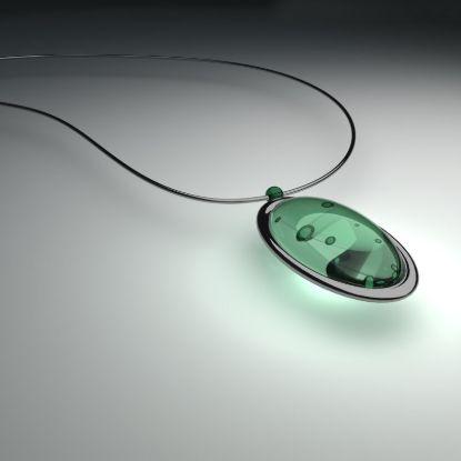 Slika Elegant Gemstone Necklace (rental)